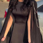 Round Neck Belted Maxi Dress