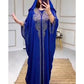 ALFO Muslim Dress for Women Hooded Abaya 2 Piece Set Diamond Jalabiya Morocco Party Dresses Dubai Abayas Kaftan Vestido Long Robe