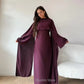 Muslim Dresses Women's Traditional Dresses And Abayas Eid Dubai Evening Dress Pearl Beaded Luxurious Robe Islamic Clothing