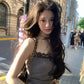 Adjustable Strap Lace Bodycon Dress