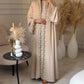 Eid Dress Cardigan Abaya Women Lace Dresses Jalabiya Muslim Vestidos Morocco Dubai Abayas Arab Long Robe Kaftan Islam Ramadan