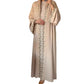 Eid Dress Cardigan Abaya Women Lace Dresses Jalabiya Muslim Vestidos Morocco Dubai Abayas Arab Long Robe Kaftan Islam Ramadan