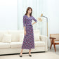 V-Neck Wrap Bodycon Long Dress