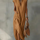 Womens Summer Sleeveless V-Neck Dress