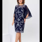 Elegant Floral Print A-Line Dress
