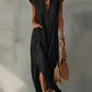Womens Summer Sleeveless V-Neck Dress