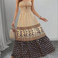 Womens Vacation Strapless Maxi Dress