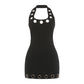 Womens Bodycon Halter Neck Dress