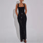 Double Strap Sequin Mesh Dress