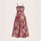 Summer New Casual Elegant Ruched Strap Maxi Dress