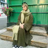 Corduroy Ramadan Dubai Abaya Dress Luxury 2025 Arabic Muslim Women Modest Clothing Islam Party Coat Kaftan Fashion Turkey Robes