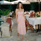 Summer French-style Sassy Backless Maxi Dress