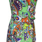 Printed One Shoulder Sleeve Boho Maxi Dress Women's