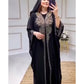 ALFO Muslim Dress for Women Hooded Abaya 2 Piece Set Diamond Jalabiya Morocco Party Dresses Dubai Abayas Kaftan Vestido Long Robe
