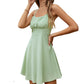 Sweet Waist-cinching Strappy Maxi Dress For Women