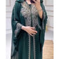 ALFO Muslim Dress for Women Hooded Abaya 2 Piece Set Diamond Jalabiya Morocco Party Dresses Dubai Abayas Kaftan Vestido Long Robe