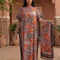 NEW Fashion Summer Dress With Big Scarf Dubai Turkey Kaftan Muslim Loose Abaya Women African Casual Leopard Print Shawl Robe