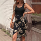 Tropical Printing Maxi Dress