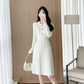 French Style Knitted A-Line Dress