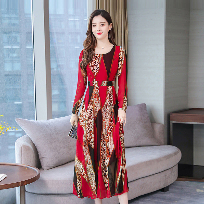 Above The Knee Flattering Printed Maxi Dress