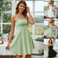 Sweet Waist-cinching Strappy Maxi Dress For Women