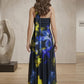 Ladies Sleeveless Tie Neck Maxi Dress - Perfect For Evening And Summer Beach Dress With Comfortable Fabric