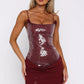 Sequined Beaded Strapless Bodycon Dress
