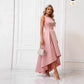 Elegant Socialite Sleeveless Maxi-Skirt Princess-Like Slim-Fit Dress
