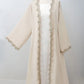 Eid Dress Cardigan Abaya Women Lace Dresses Jalabiya Muslim Vestidos Morocco Dubai Abayas Arab Long Robe Kaftan Islam Ramadan