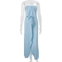 Elegant One-Shoulder Satin Dress