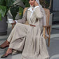 Eid Muslim Party Abaya for Women Ramadan Cardigan Pleated Long Dress Morocco Kaftan Vestidos Largos Dubai Robe Jalabiya 2024