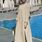 Muslim Dress for Women Blouse 2 Piece Set Long Sleeve Abaya Shirt Wide Leg Pant Suits Arabic Dubai Dresses Musulman Ensembles