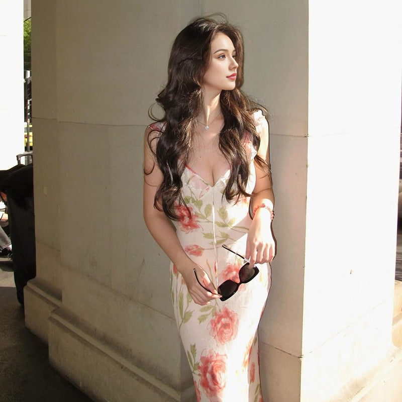 New Elegant And Sexy Backless Maxi Dress