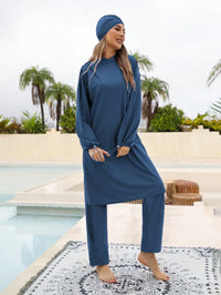 Abaya summer Muslim Swimwear Hijab Women Arab Musulman Swimsuit Muslim Swimming Suit Modest Swimwear 3 Pieces Sets Islamic 2026