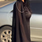 Round Neck Belted Maxi Dress