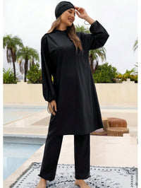 Abaya summer Muslim Swimwear Hijab Women Arab Musulman Swimsuit Muslim Swimming Suit Modest Swimwear 3 Pieces Sets Islamic 2026