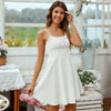 Sweet Waist-cinching Strappy Maxi Dress For Women