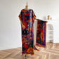 Women's Long Shawl Dubai Fashion MUMU Design Silk Soft Summer Beach Party Dress Accessory Loose Fit African Abaya MOOMOO
