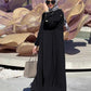 Muslim Dress for Women Blouse 2 Piece Set Long Sleeve Abaya Shirt Wide Leg Pant Suits Arabic Dubai Dresses Musulman Ensembles
