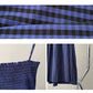 Suspender Dress Pleated Waist Slimming Maxi Skirt
