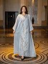 Eid Muslim Party Dress for Women Abaya Jalabiya Evening Long Dresses Sequins Morocco Abayas Kaftan Islam Vestidos Arab Long Robe