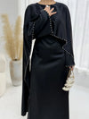 Muslim Dresses Women's Traditional Dresses And Abayas Eid Dubai Evening Dress Pearl Beaded Luxurious Robe Islamic Clothing