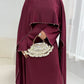 Muslim Dresses Women's Traditional Dresses And Abayas Eid Dubai Evening Dress Pearl Beaded Luxurious Robe Islamic Clothing
