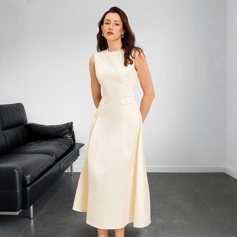 Women's Elegant Sleeveless A-line Maxi Dress