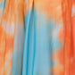 Bohemian Off-Shoulder Tie-Dye Maxi Dress