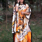 African Dresses For Women Plus Size Summer Boho Silk Printed Muslim Hijab Kaftan Dress Middle East Traditional Lady beach Abaya
