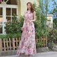 Suspender Boho Maxi Seaside Resort Beach Dress