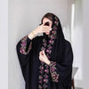 Women Jalabiya Dubai Abaya Eid Ramadan Party Gorgeous Long Dresses Embroidery Beads Diamond Abaya Women Muslim Dress with Scarf