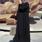 Muslim Dress for Women Blouse 2 Piece Set Long Sleeve Abaya Shirt Wide Leg Pant Suits Arabic Dubai Dresses Musulman Ensembles