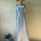 Elegant One Shoulder Hooded Dress